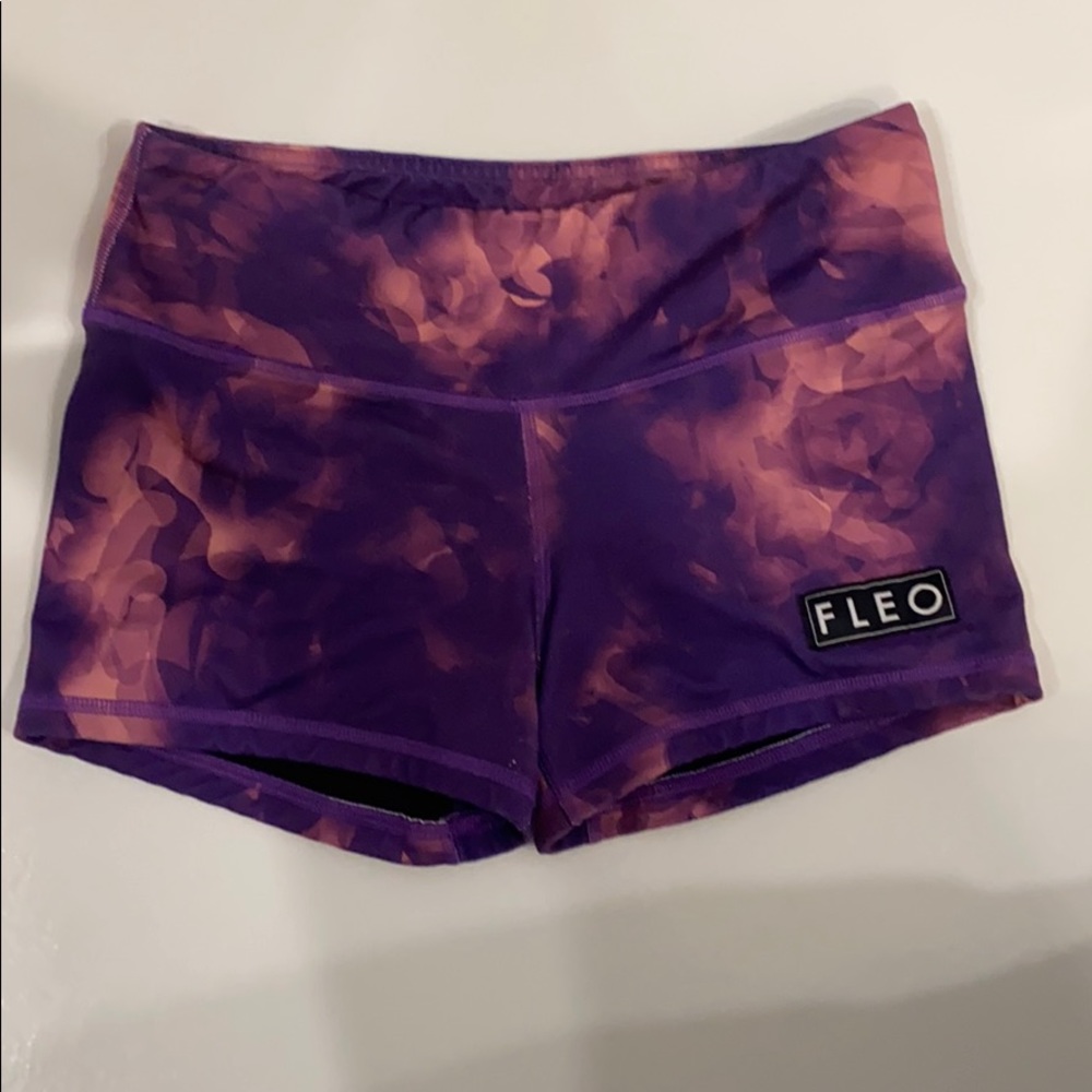 Fleo shorts pink and purple